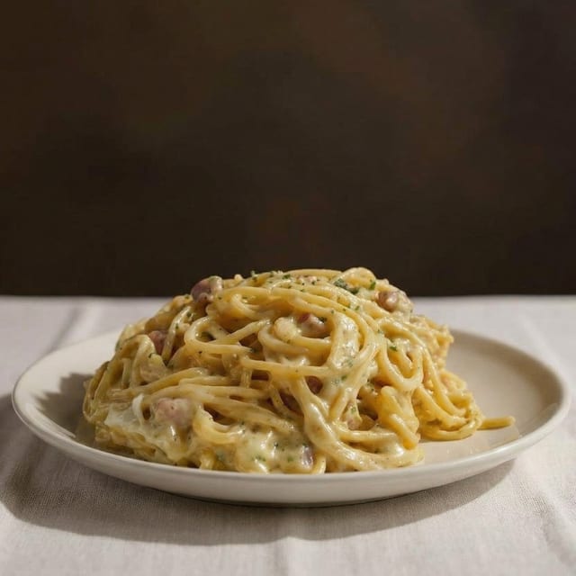 Spaghetti Carbonara.